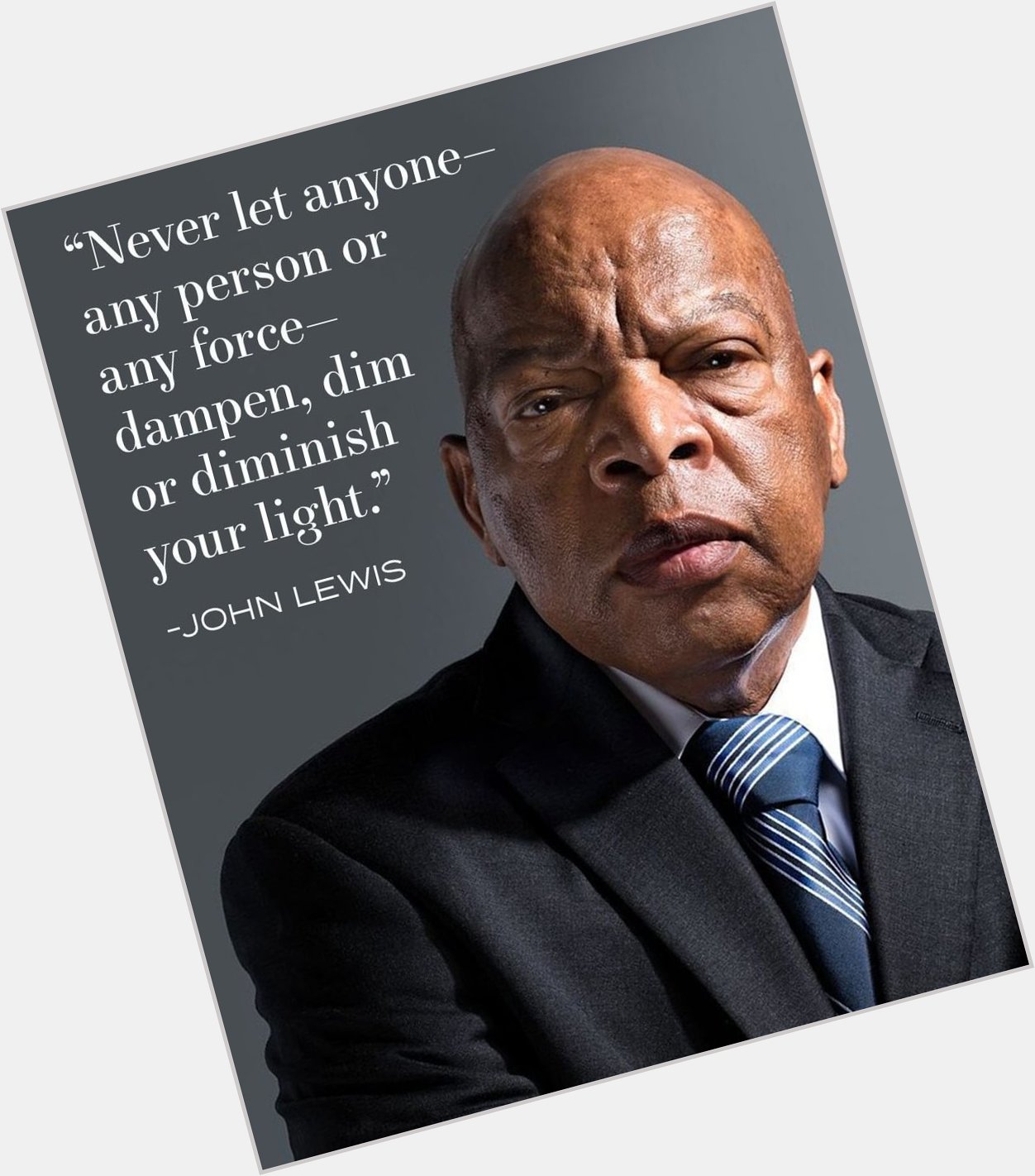  Happy heavenly birthday John Lewis. You are truly missed. 