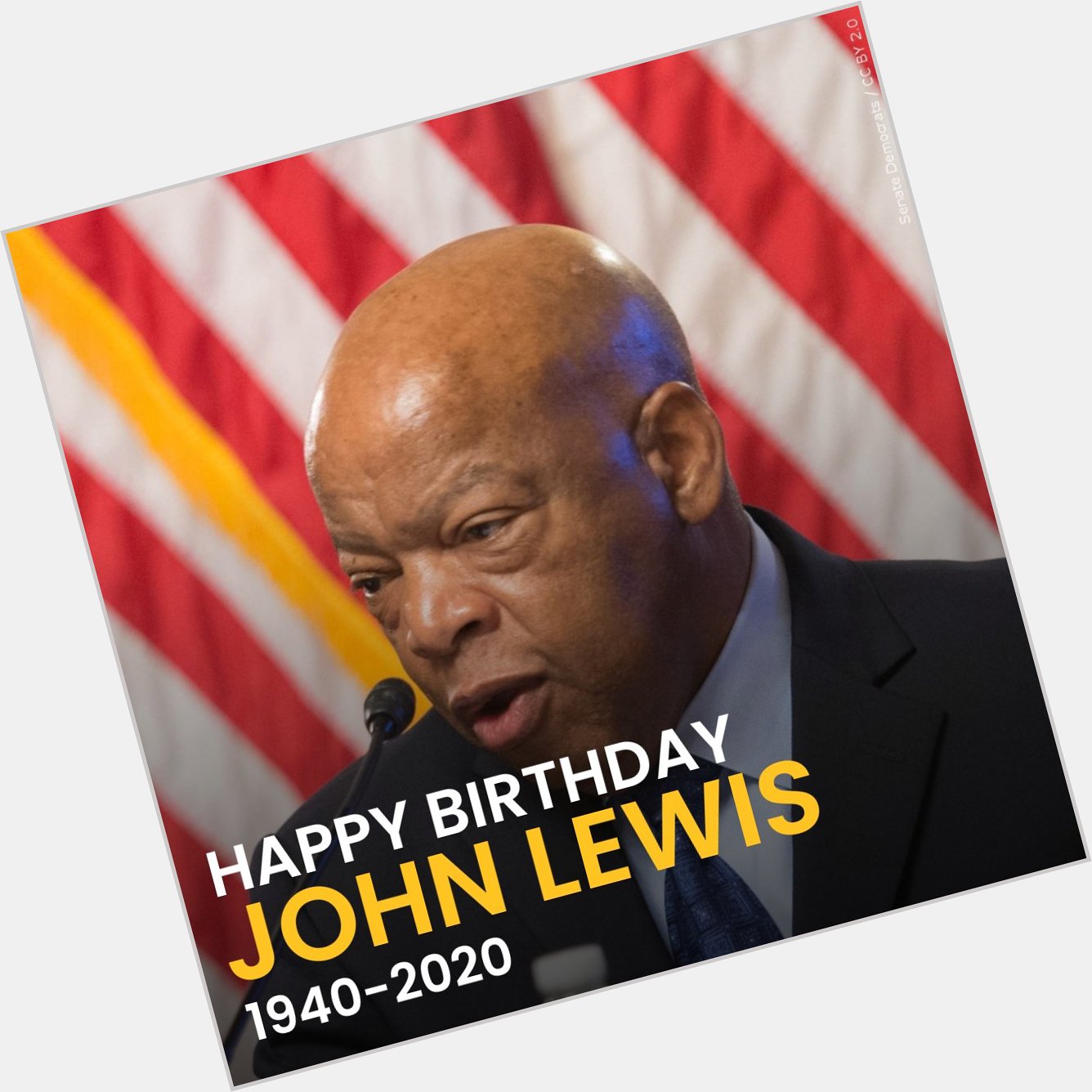 Happy Birthday to Civil Rights Activist and US Rep. John Lewis who would\ve turned 83 years old! 