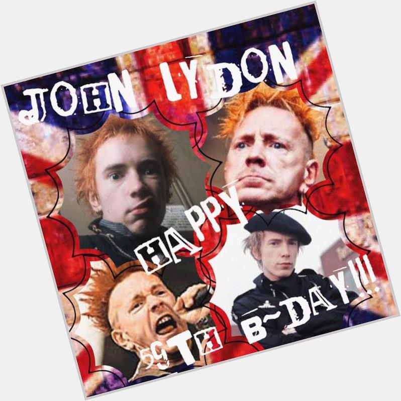 John Lydon 

( V of Sex Pistols, P.I.L. )

Happy 59th Birthday to You!

31 Jan 1956  