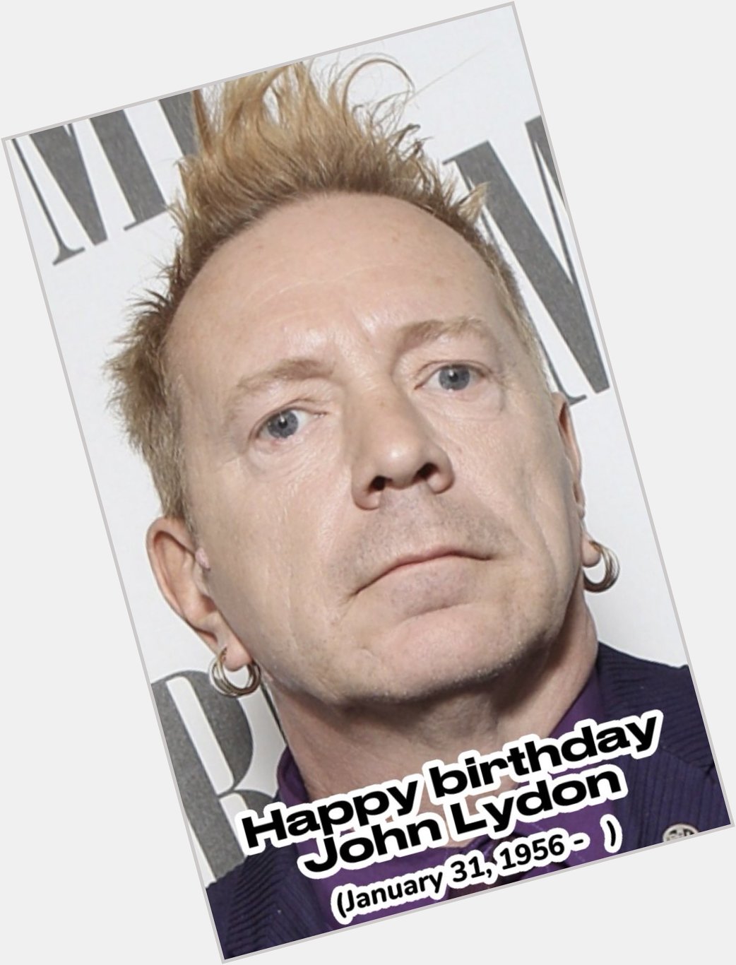 Happy birthday John Lydon (January 31, 1956 -)  Vocalists  