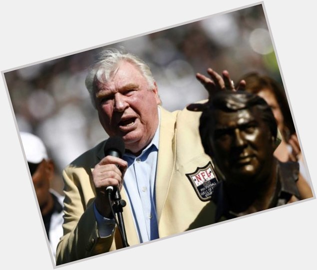 Happy 83rd Birthday to John Madden. Always entertaining and treated me well over the years. Have a great day, coach! 