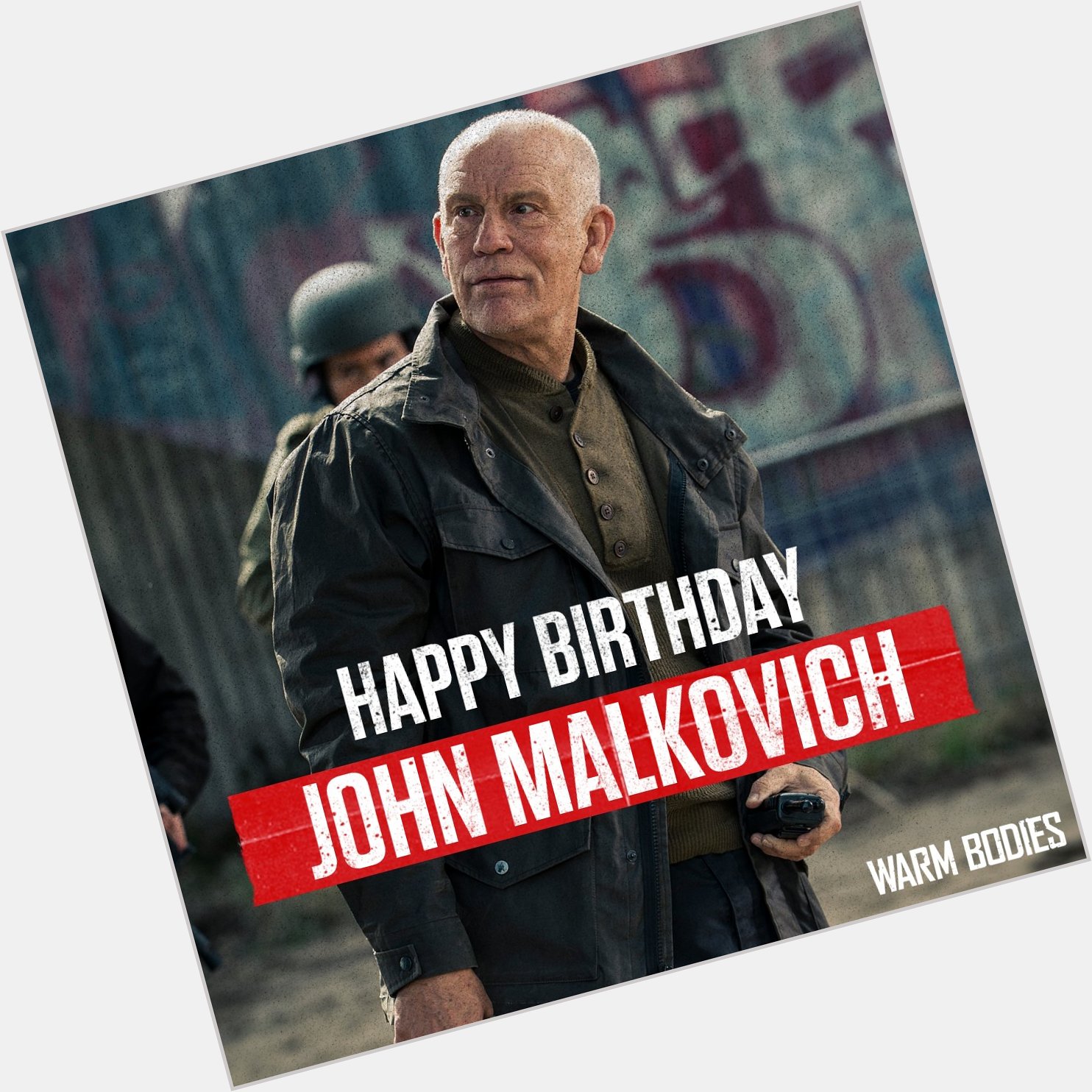Happy birthday to our very own General Grigio, John Malkovich!  