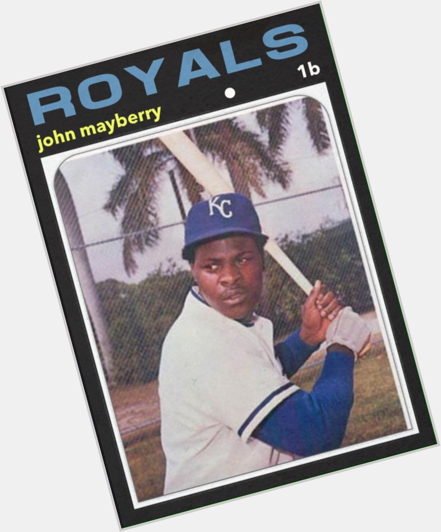 Happy 68th birthday to Big John Mayberry. KC\s ST field in Fort Myers made for some good pictures. 