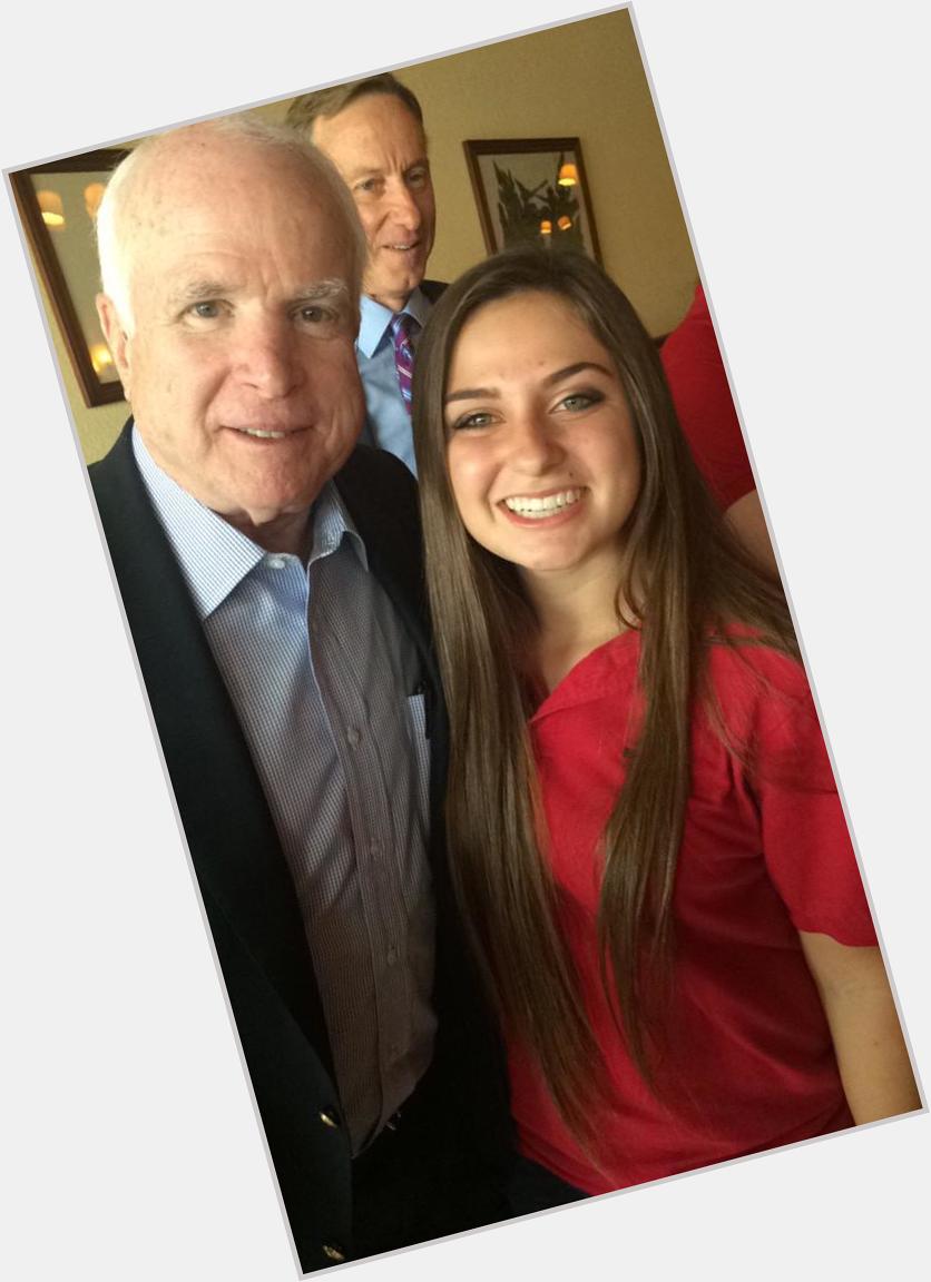 John McCain wished me a happy birthday today  