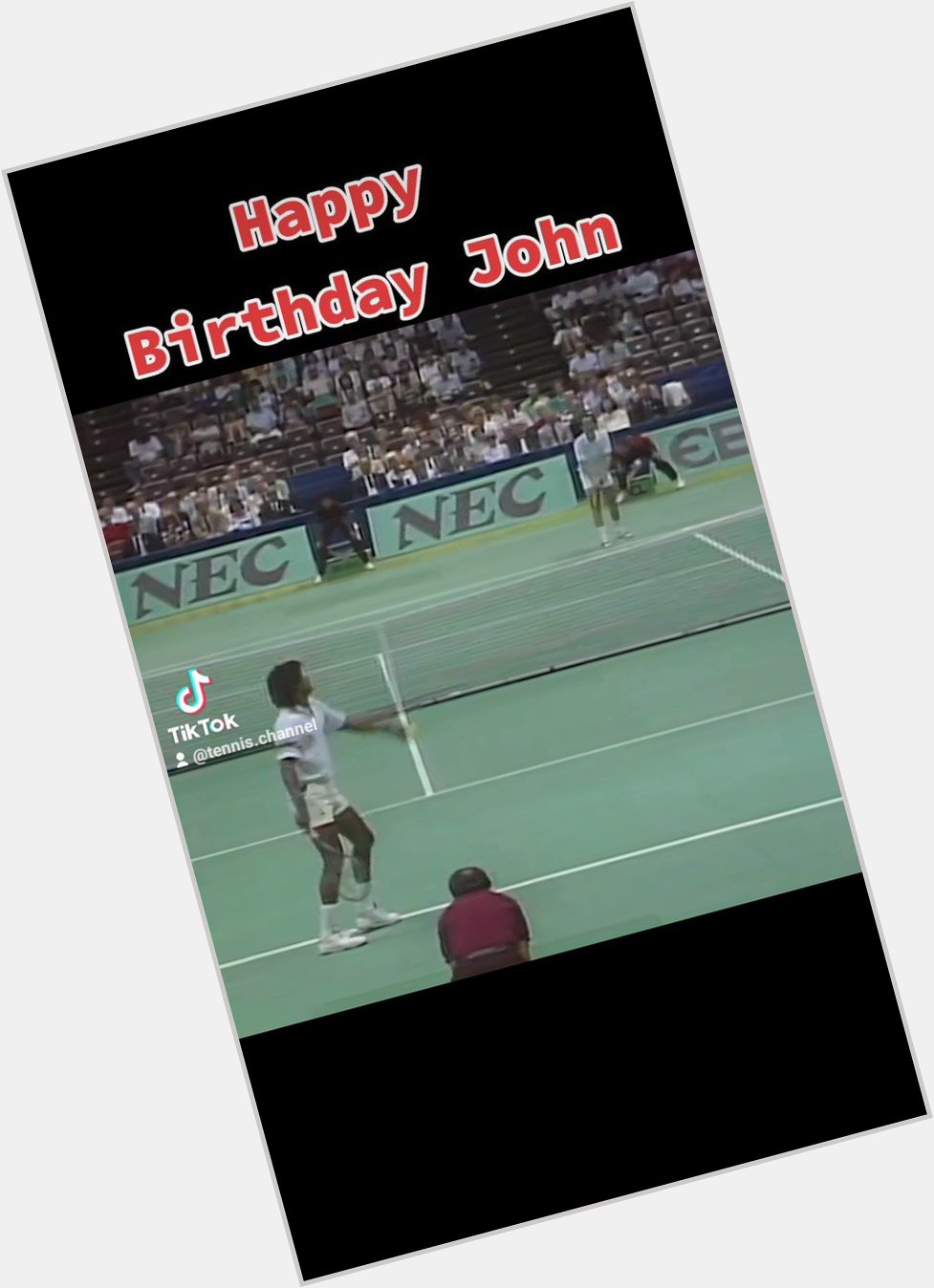 Happy Birthday John McEnroe 