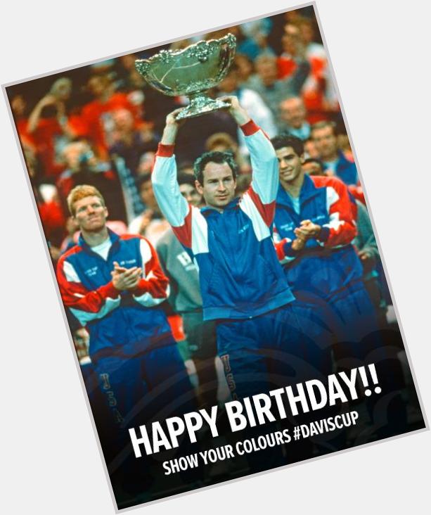 Happy Birthday 5-time Champion & Commitment Award winner John McEnroe! McEnroe won 59 of his 69 rubbers! 
