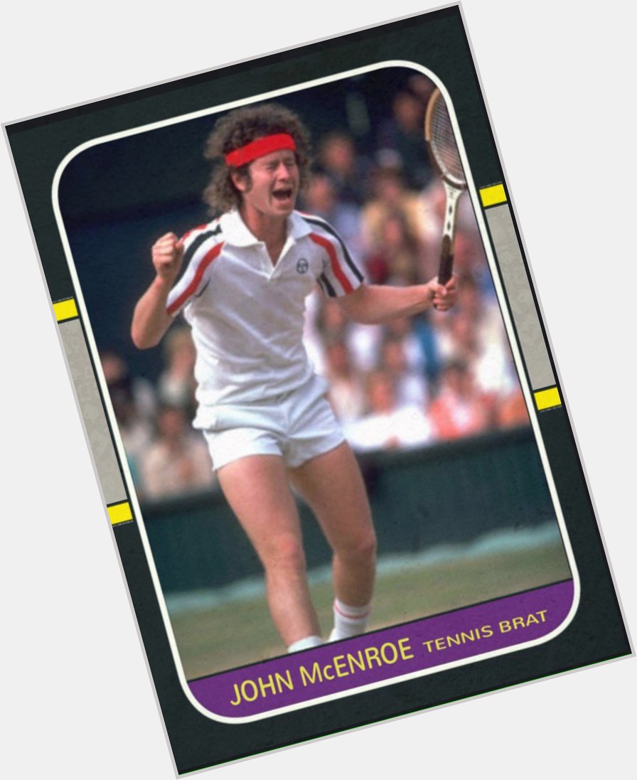 Happy 58th birthday to John McEnroe. Used to be married to Amanda Buttermaker. 