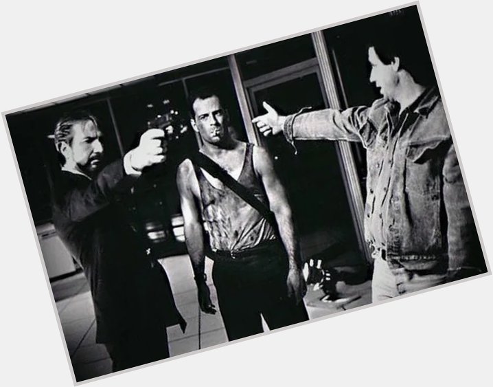 Happy birthday, John McTiernan. Pictured here in one of the coolest BTS pictures of all time. 