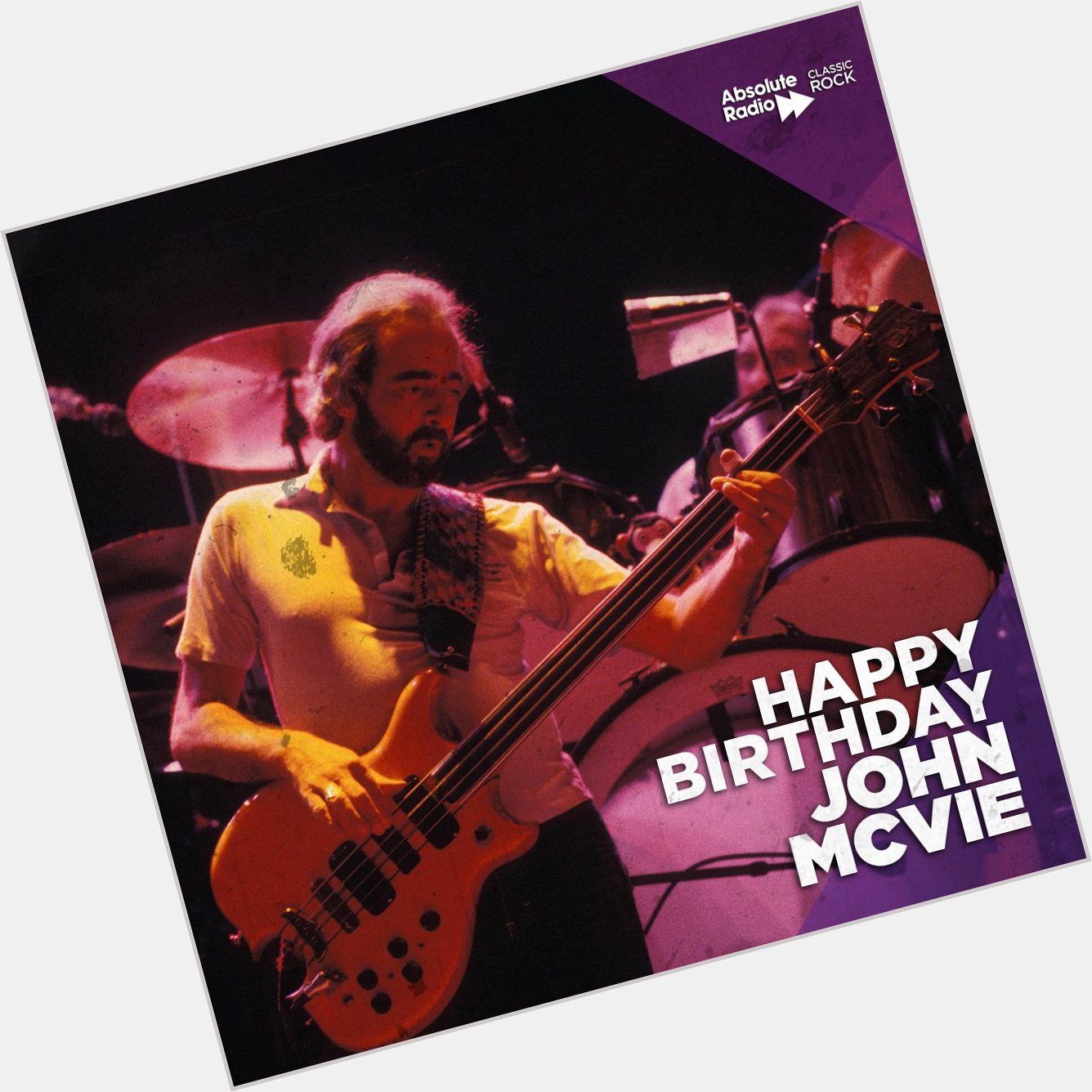 Happy birthday John McVie! The bassist turns 75 today! 