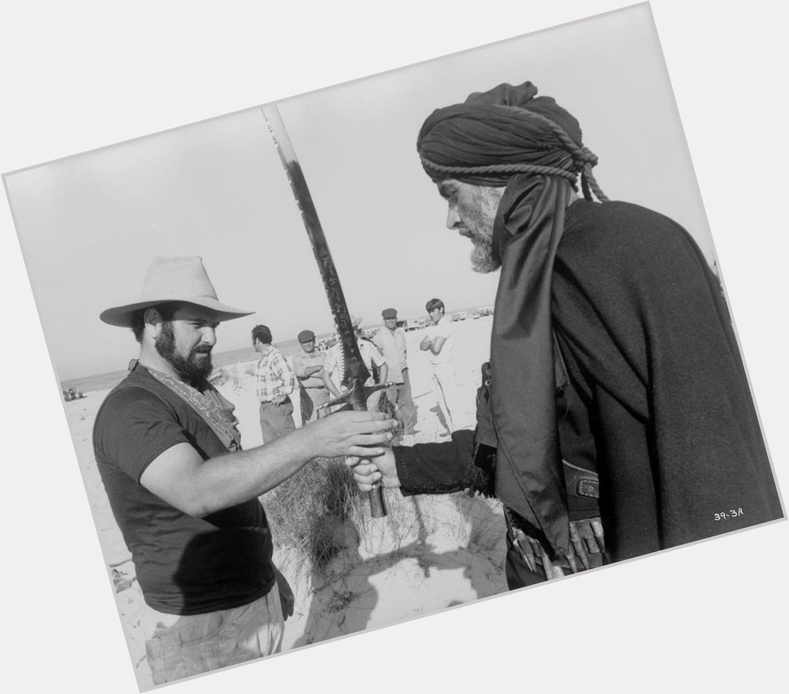 Happy birthday, John Milius!

Seen here with Sean Connery on the set of The Wind And The Lion (1975). 