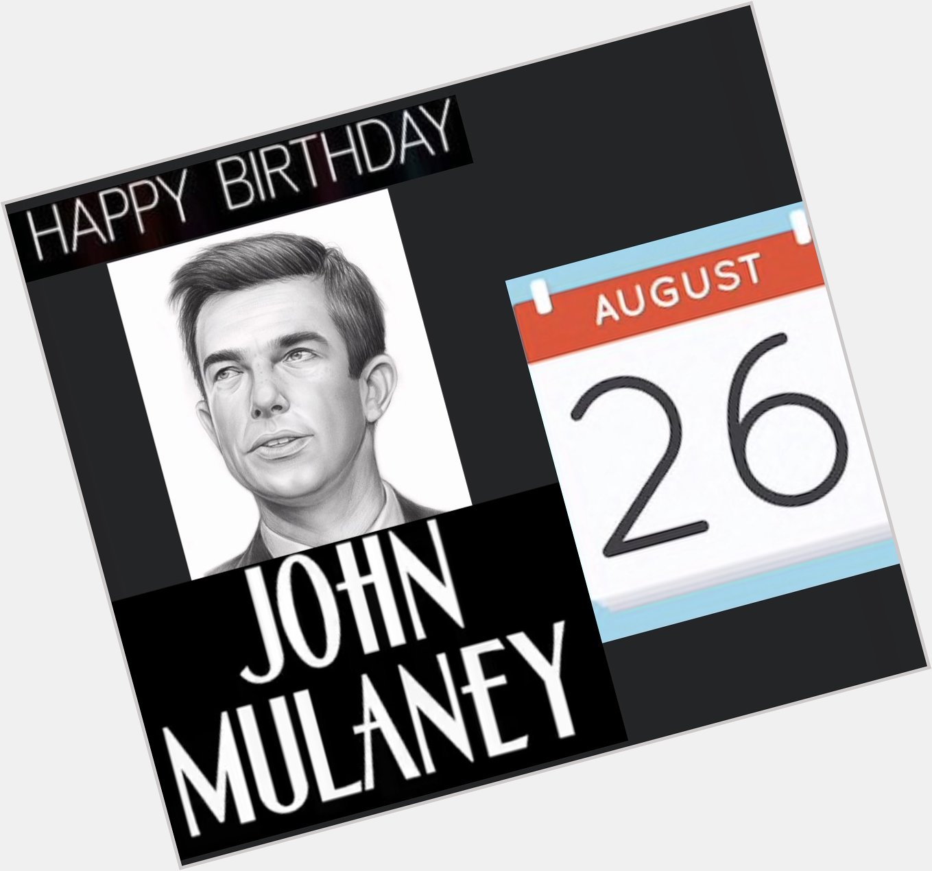 Happy birthday John Mulaney born August 26, 1982 
