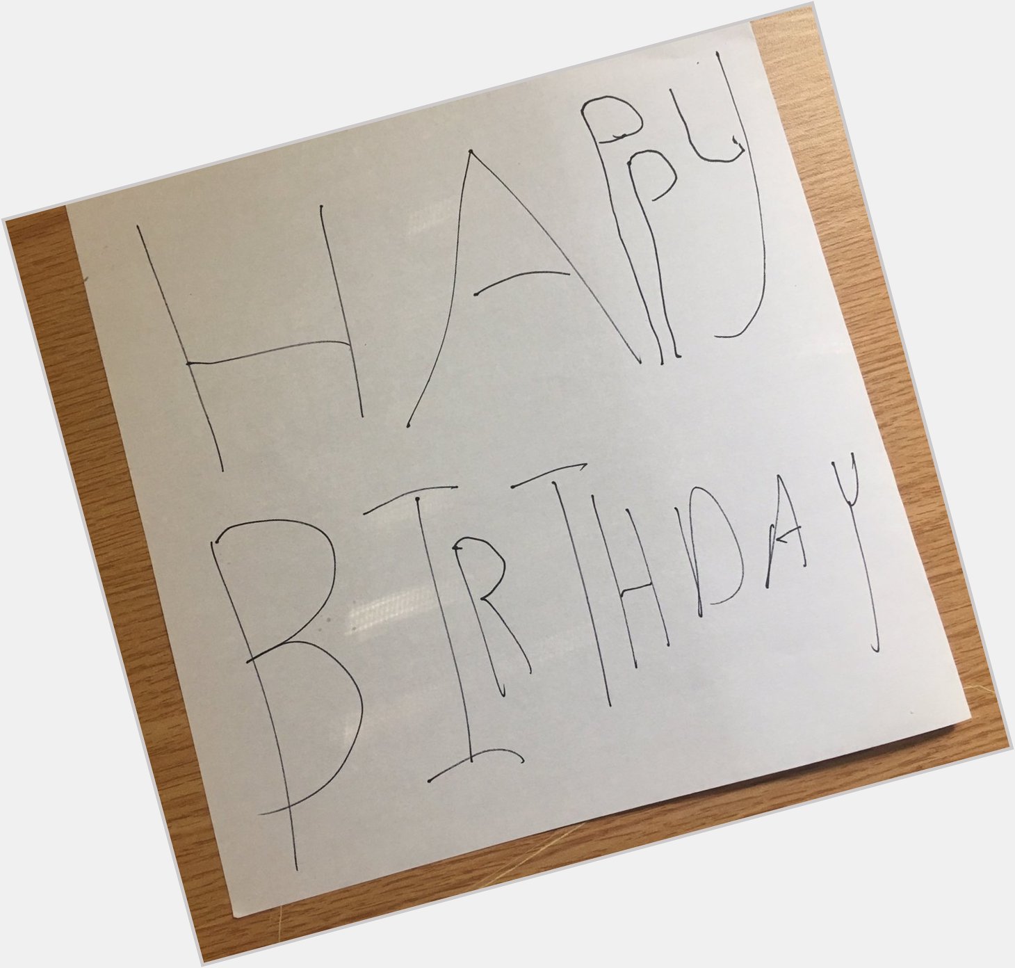 Since it s John Mulaney s birthday I made a happy birthday sign! 