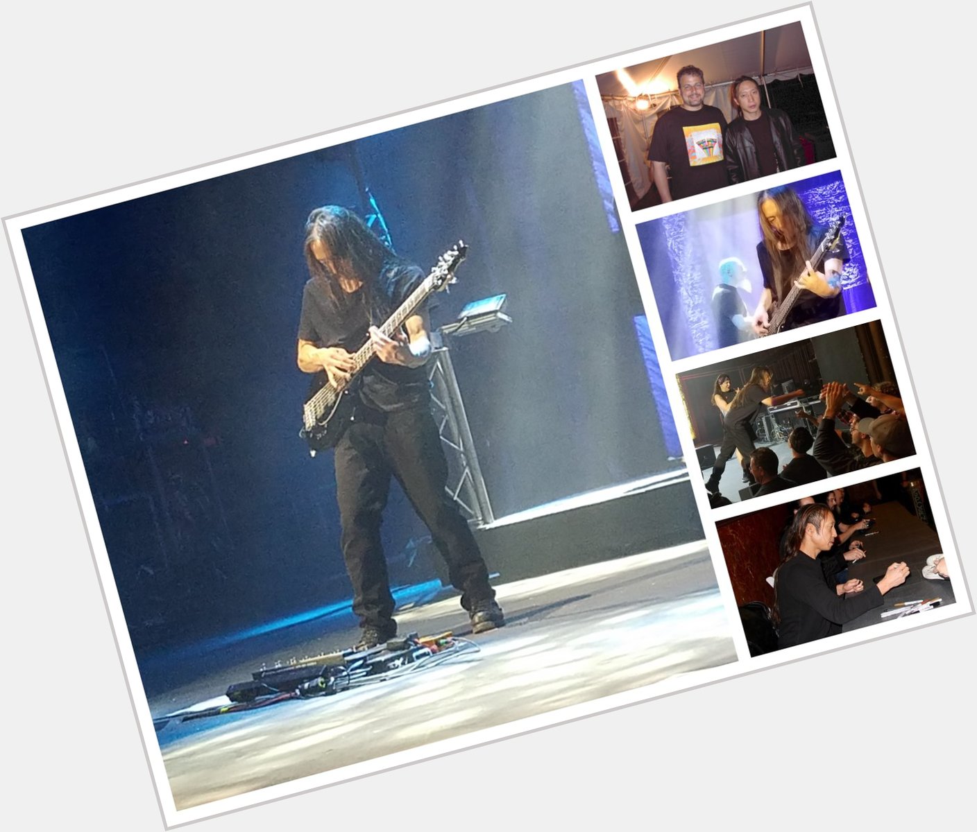 Happy bday to bass machine, and client in my prior life, John Myung. 