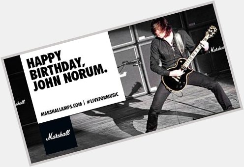 Happy birthday to Europe six-stringer, John Norum 