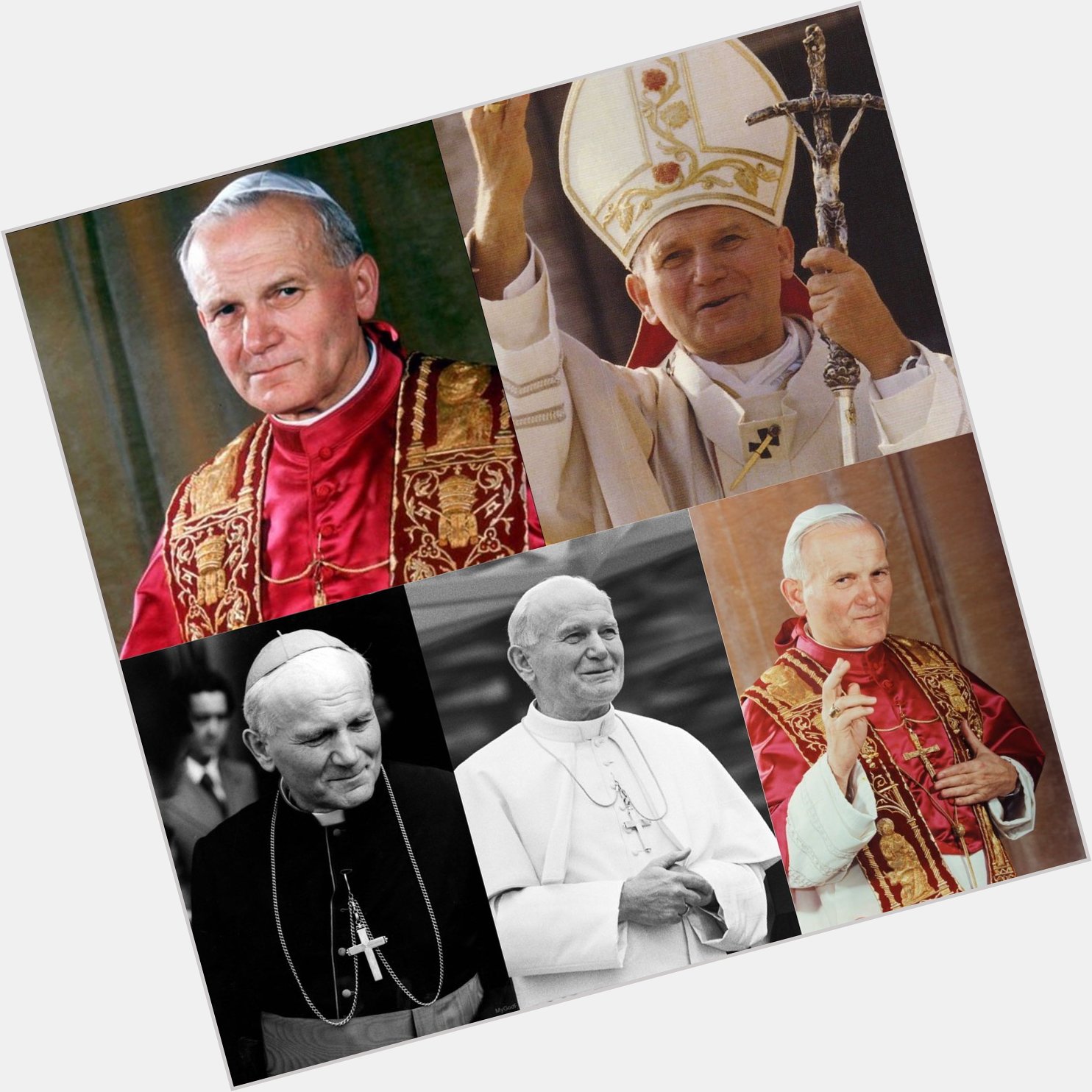 Happy 101 birthday to Pope John Paul II up in heaven. May he Rest In Peace .  