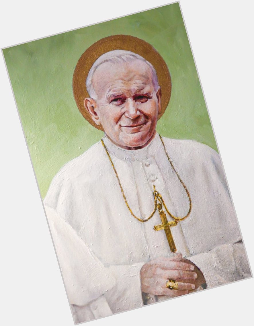 Happy birthday, St. John Paul II! Born on this day in 1920. 
