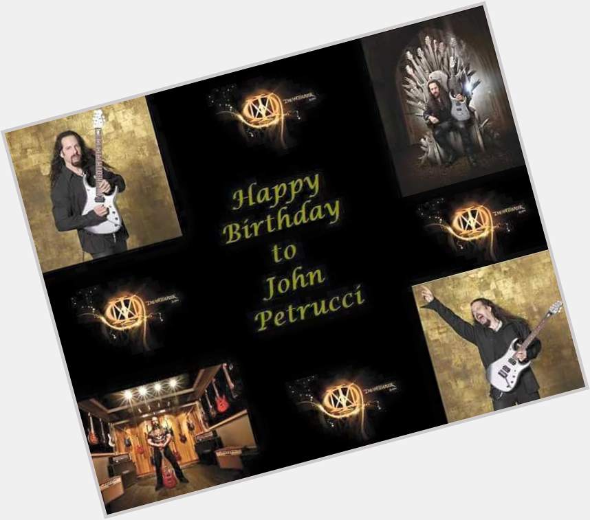 Happy Birthday to John Petrucci of Dream Theater!    