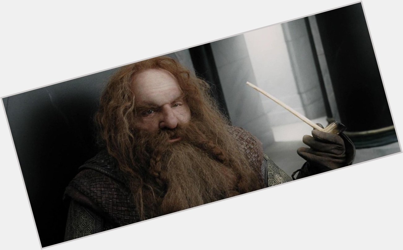  Happy Birthday to John Rhys-Davies who lent us his axe as Gimli in \The Lord of the Rings\ trilogy! 