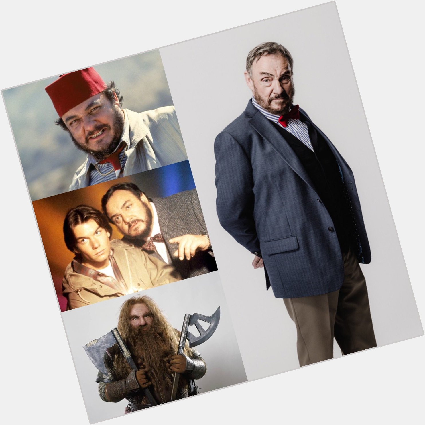 Happy birthday to Welsh actor and voice actor John Rhys-Davies, born May 5, 1944. 