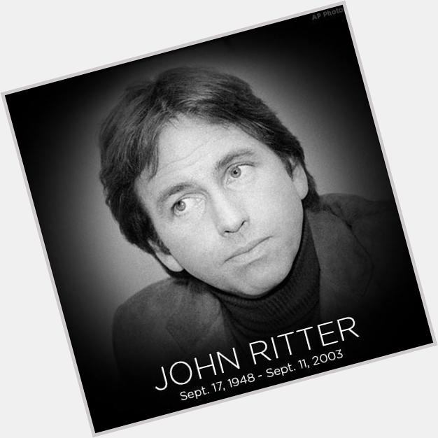 Happy birthday! Today we\re remembering actor John Ritter, who was born on this day in 1948. 