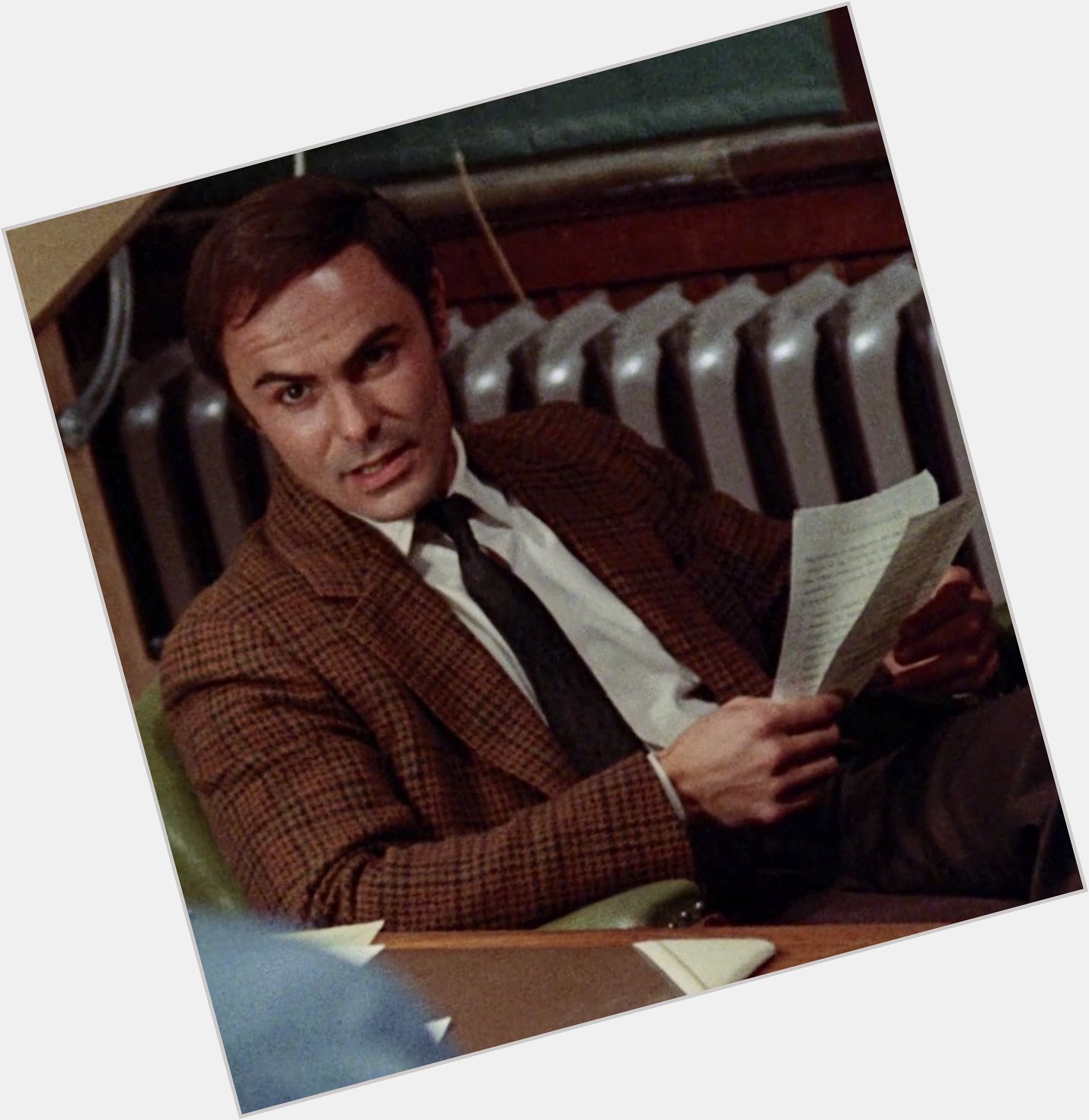 He was charm personified. And he is missed. Happy birthday, John Saxon. 