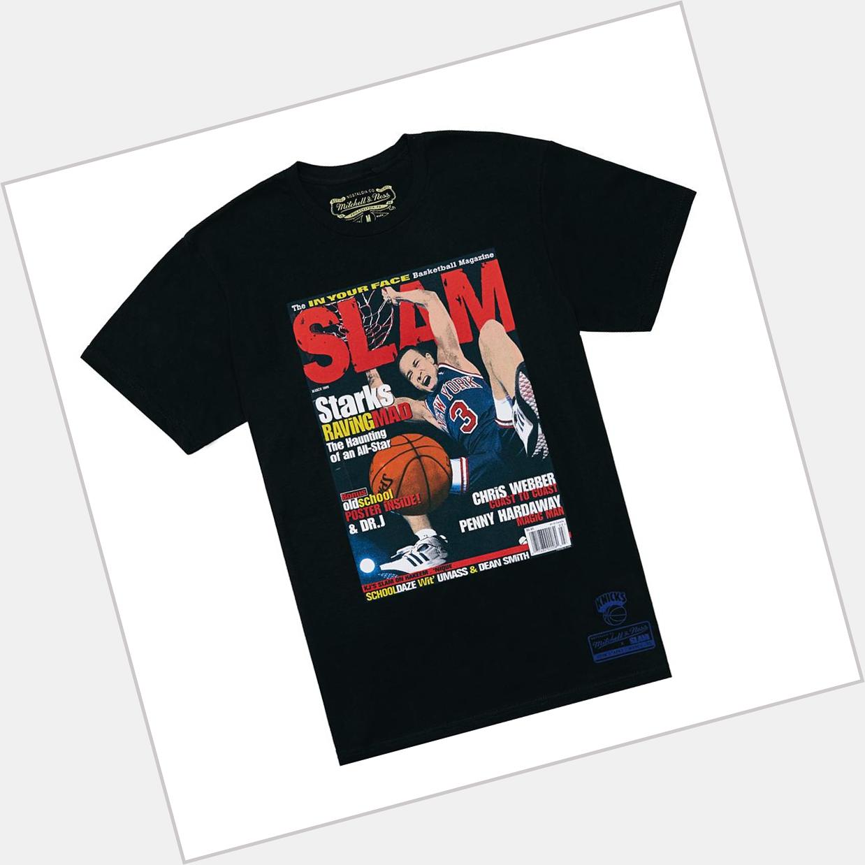 Happy birthday to John Starks. Celebrate the Knicks legend with his SLAM 4 cover tee. Link in bio. 