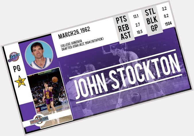 Happy birthday John Stockton !  