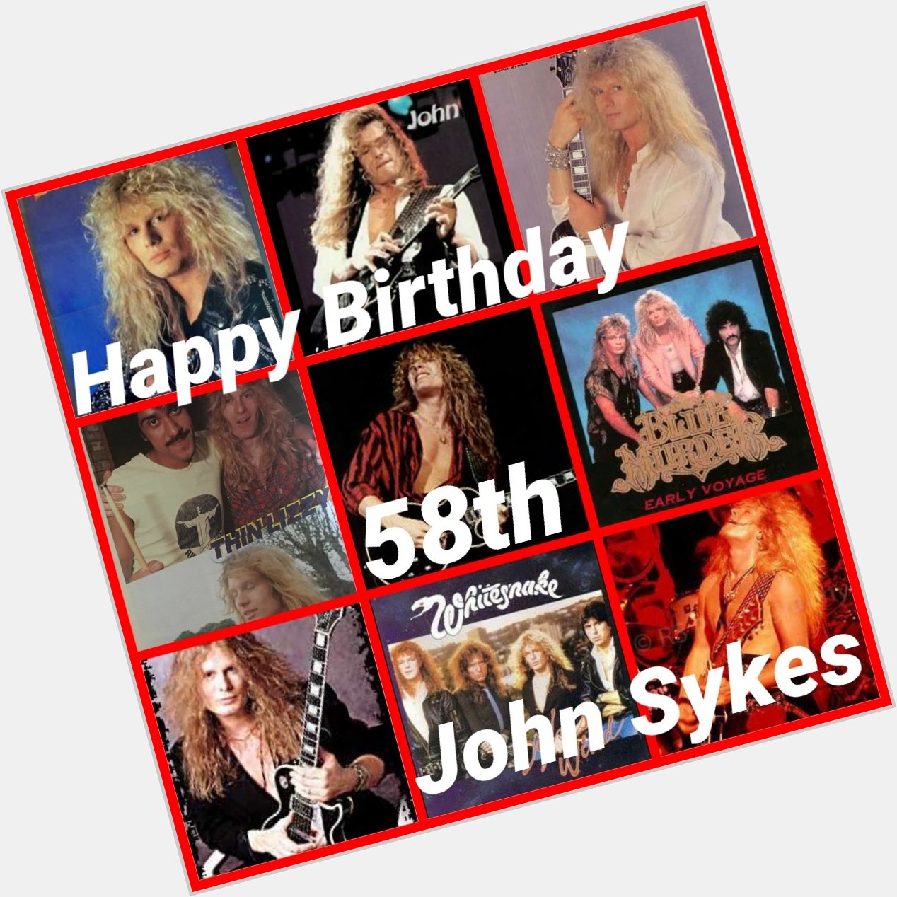 Happy 58th Birthday John Sykes  
