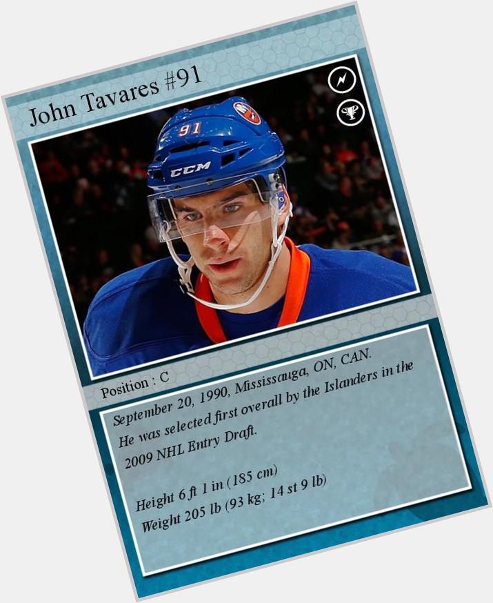 Happy Birthday John Tavares!  