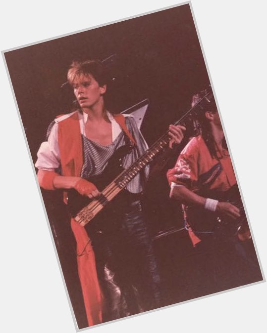 Happy birthday John Taylor from Duran Duran . we forgive you for being called Nigel because you re that sexy 