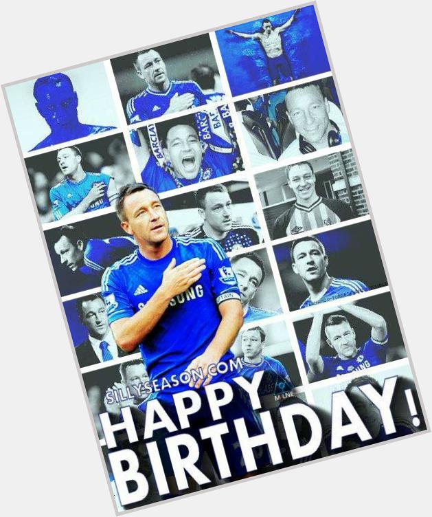 Happy Birthday to Chelsea Football Club Captain John Terry! wuhuuu 
