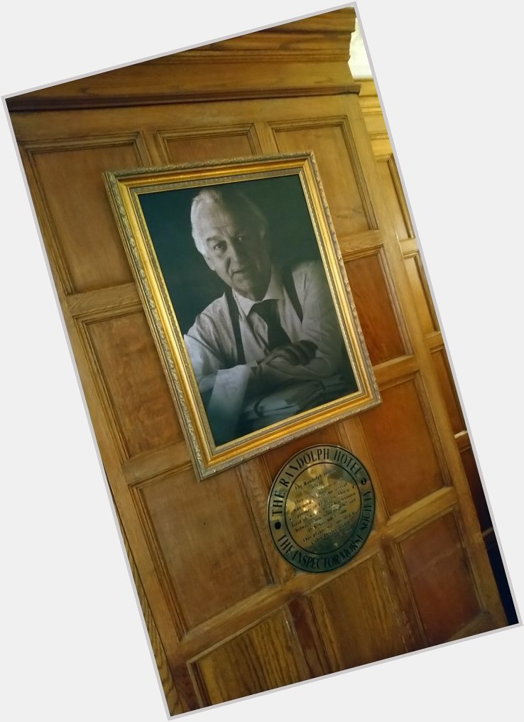 Happy Birthday to the late John Thaw. His portrait is in the Morse bar at Oxford 
