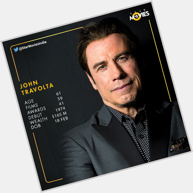 He has played angel, pilot and friend and his charm has no end.
Wishing the legendary John Travolta a Happy Birthday. 