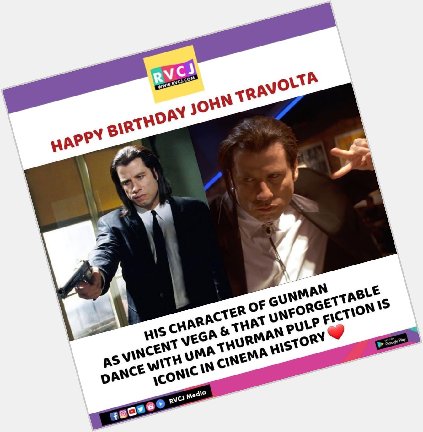 Happy Birthday John Travolta!    