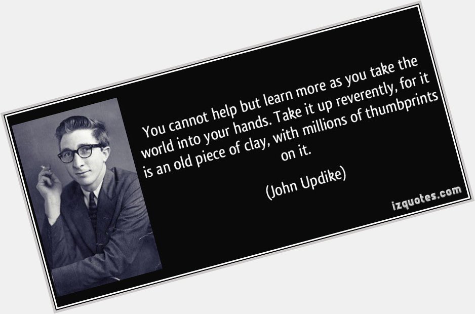 Happy birthday to the late John Updike!  