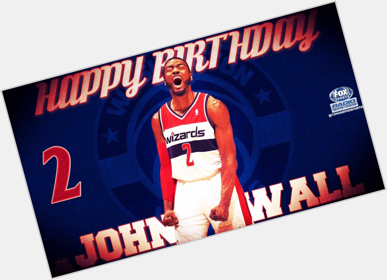 Happy Birthday to D.C.\s PG John Wall!!!!!  