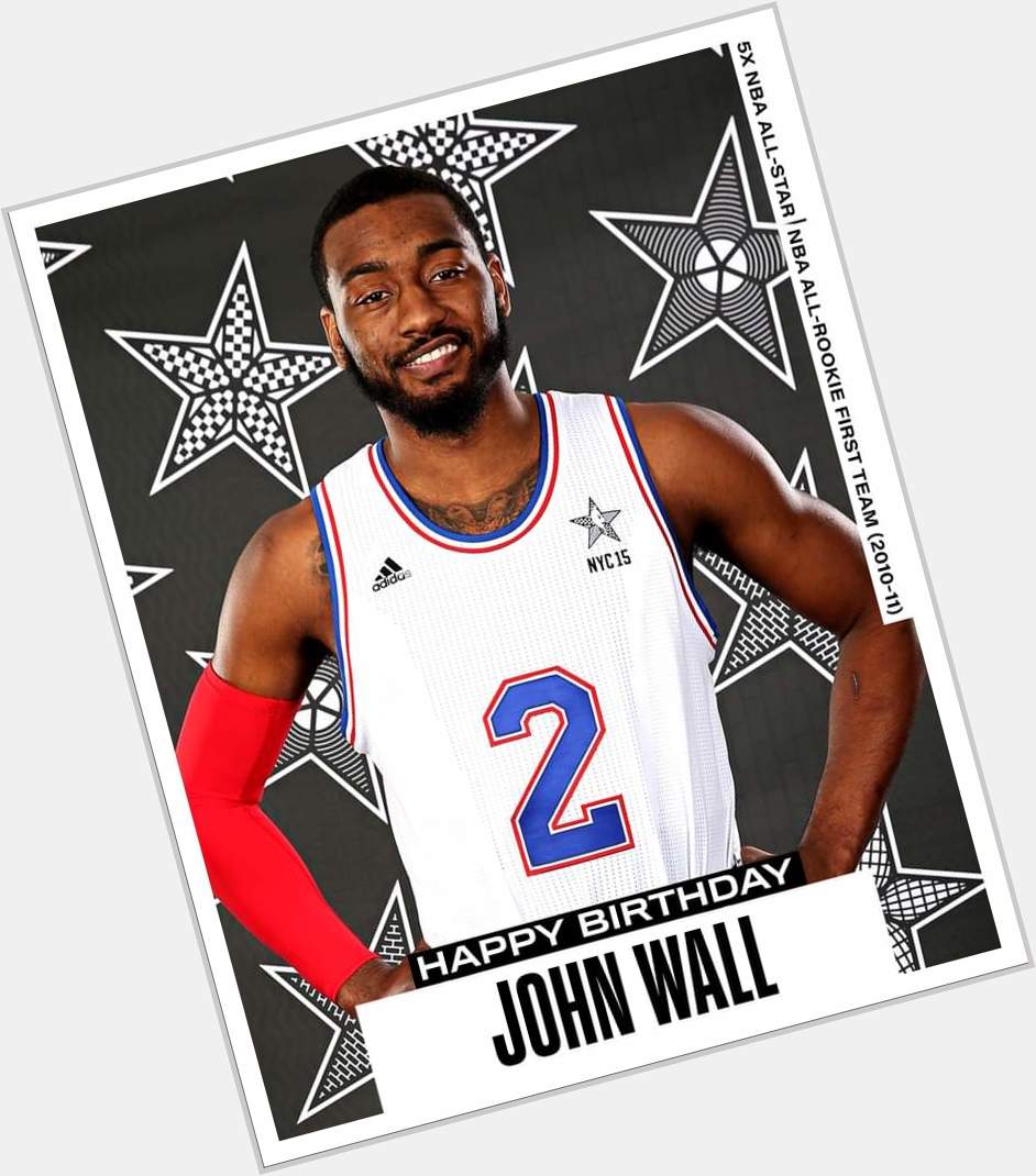 Join us in wishing John Wall of the L.A. Clippers a HAPPY 32nd BIRTHDAY! 