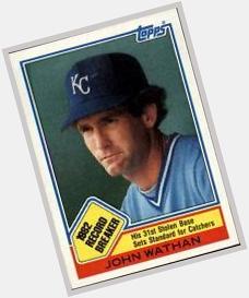 Happy 65th birthday to The Duke, John Wathan. He was known for stealing bases & a John Wayne impression. 