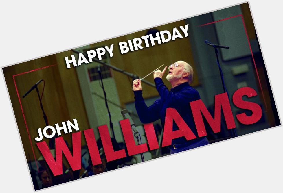 Happy Birthday to the man behind the most famous soundtrack in the galaxy! John Williams is 83 today. 
