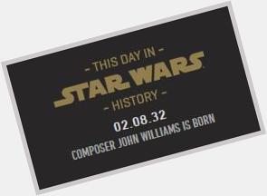 Happy Birthday to one of the most influential composers of our time. John Williams is 83 y.o. today. 
