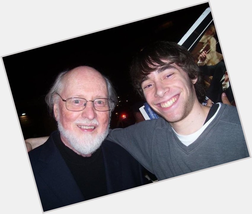 Happy 90th birthday to living legend John Williams!    And throwback to my 2011 high school hair.  