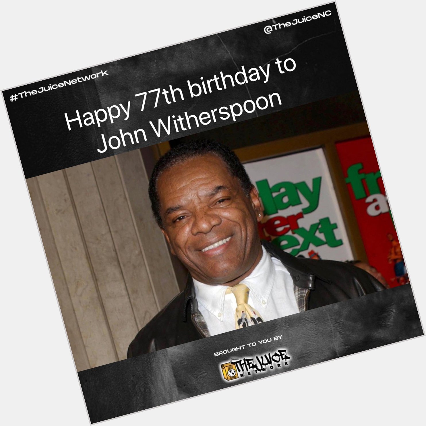 Happy 77th birthday to the legend John Witherspoon! Rest In Peace      