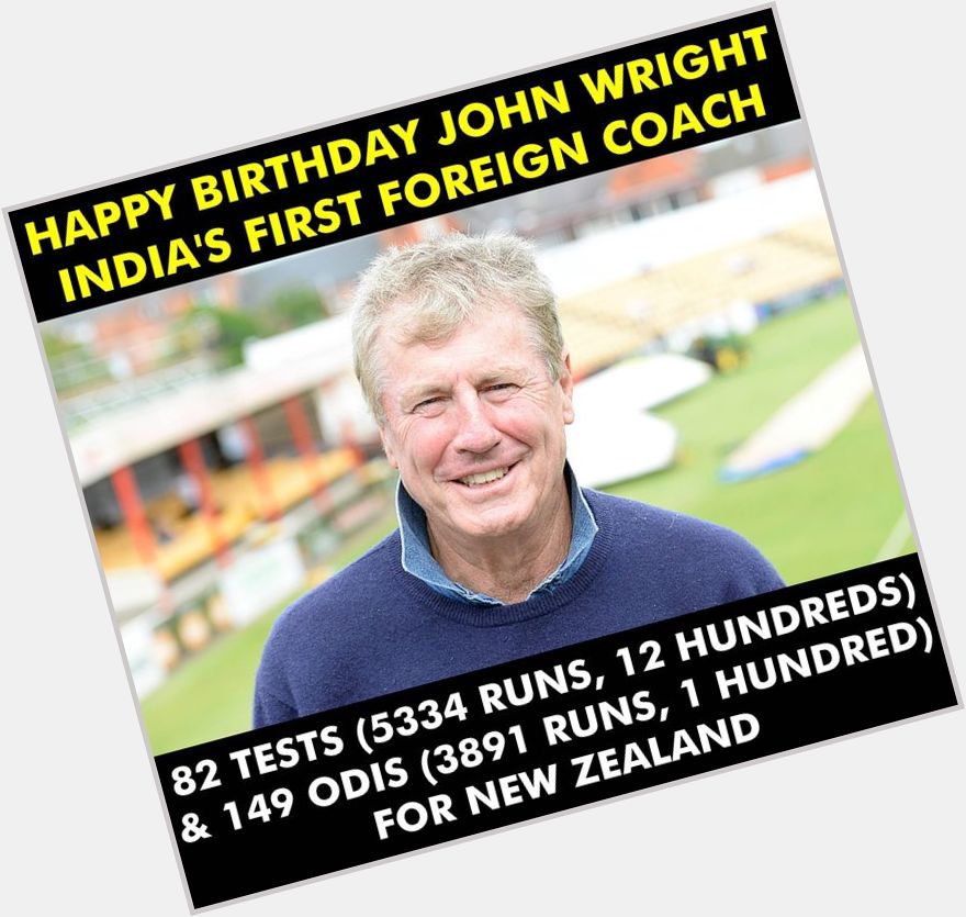 Happy Birthday, John Wright 
