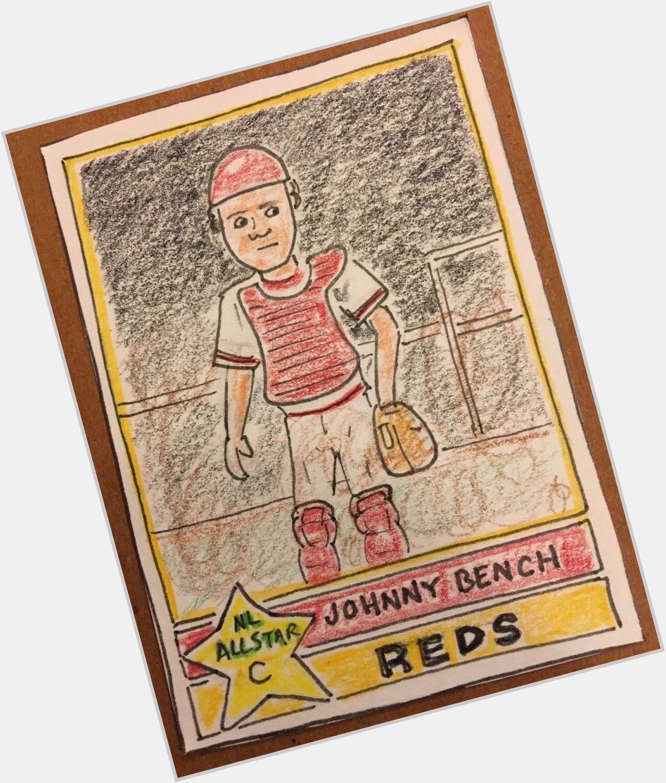Happy Birthday to the Little General, Johnny Bench. 