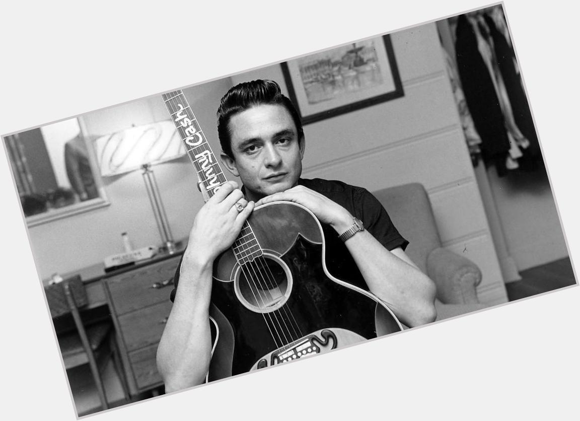 Happy Birthday to my favorite country singer, the man in black, Johnny Cash. 