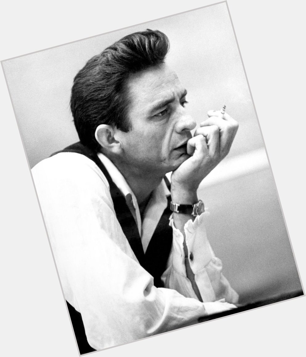 Happy birthday to the man in black, Johnny Cash  