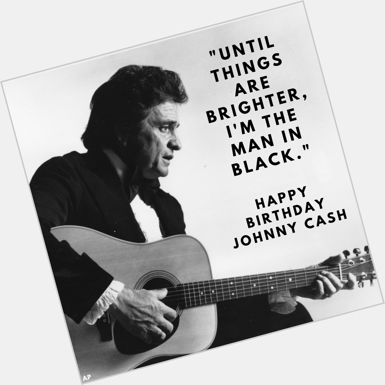 Happy Birthday! (1932-2003)
What is your favorite Johnny Cash song? Tell us in the comments. 