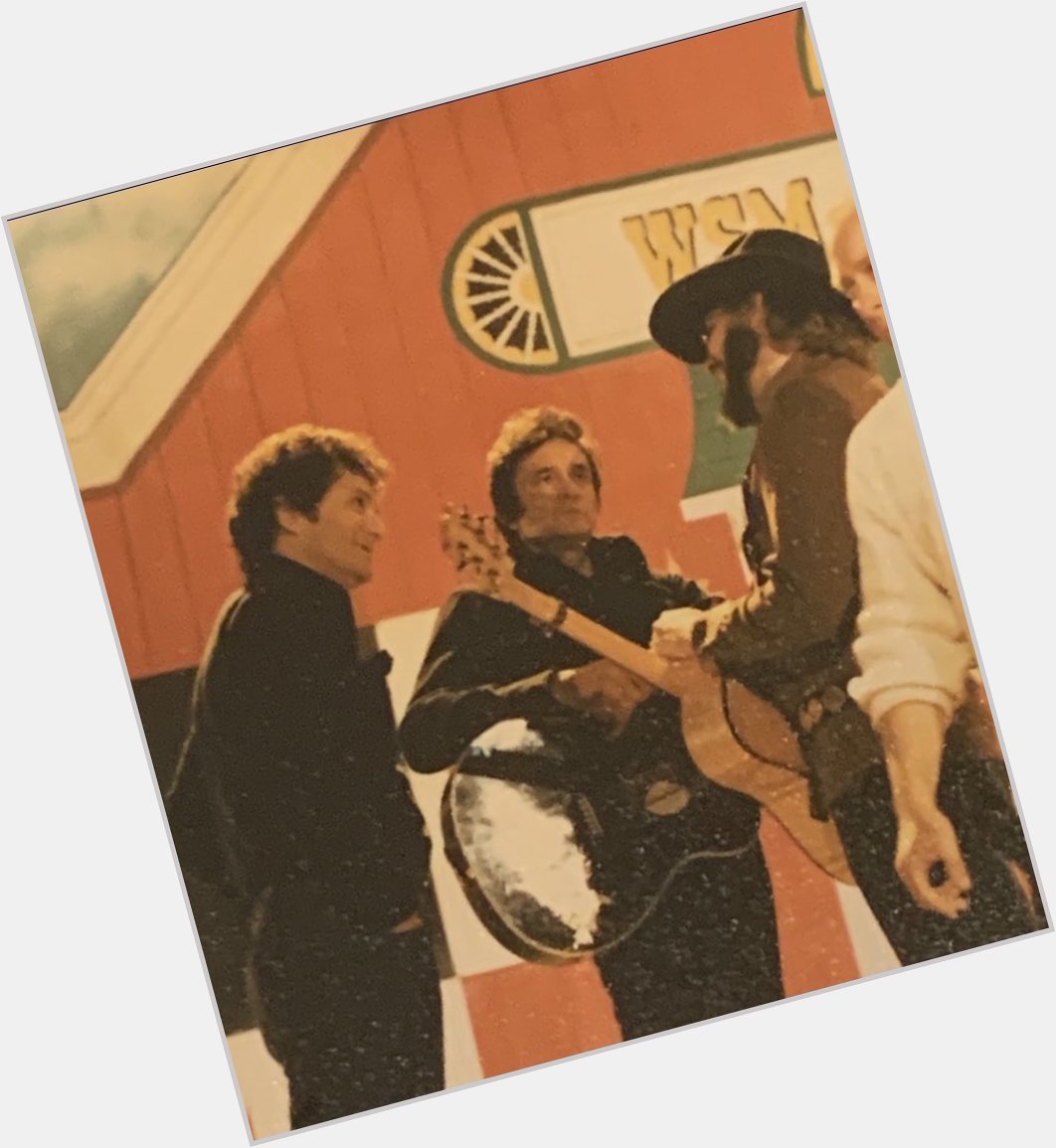 Happy Birthday Johnny Cash!

(Pictured here with Dad and Hank JR working on a TV special.) 