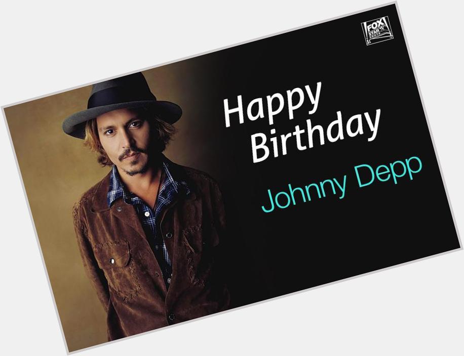 The immensely talented Johnny Depp celebrates his birthday today! We wish him a very Happy Birthday. to wish him! 