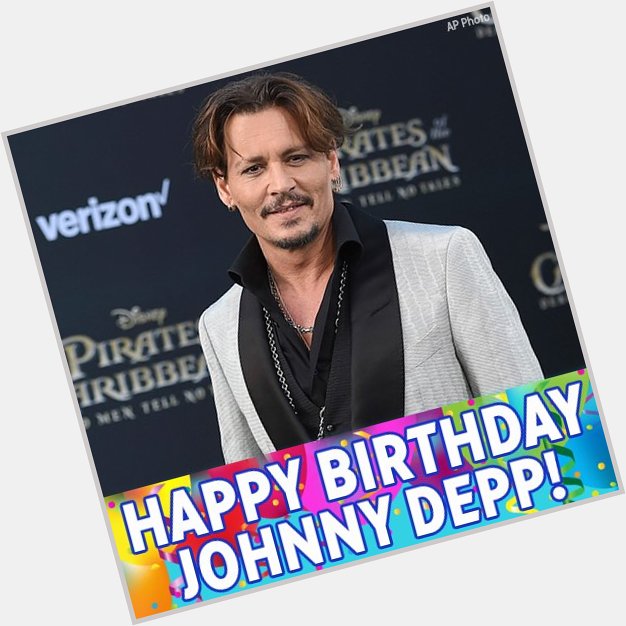 Happy birthday, Johnny Depp! 